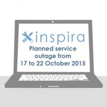 inspira - Planned service outage from 17 to 22 October 2015